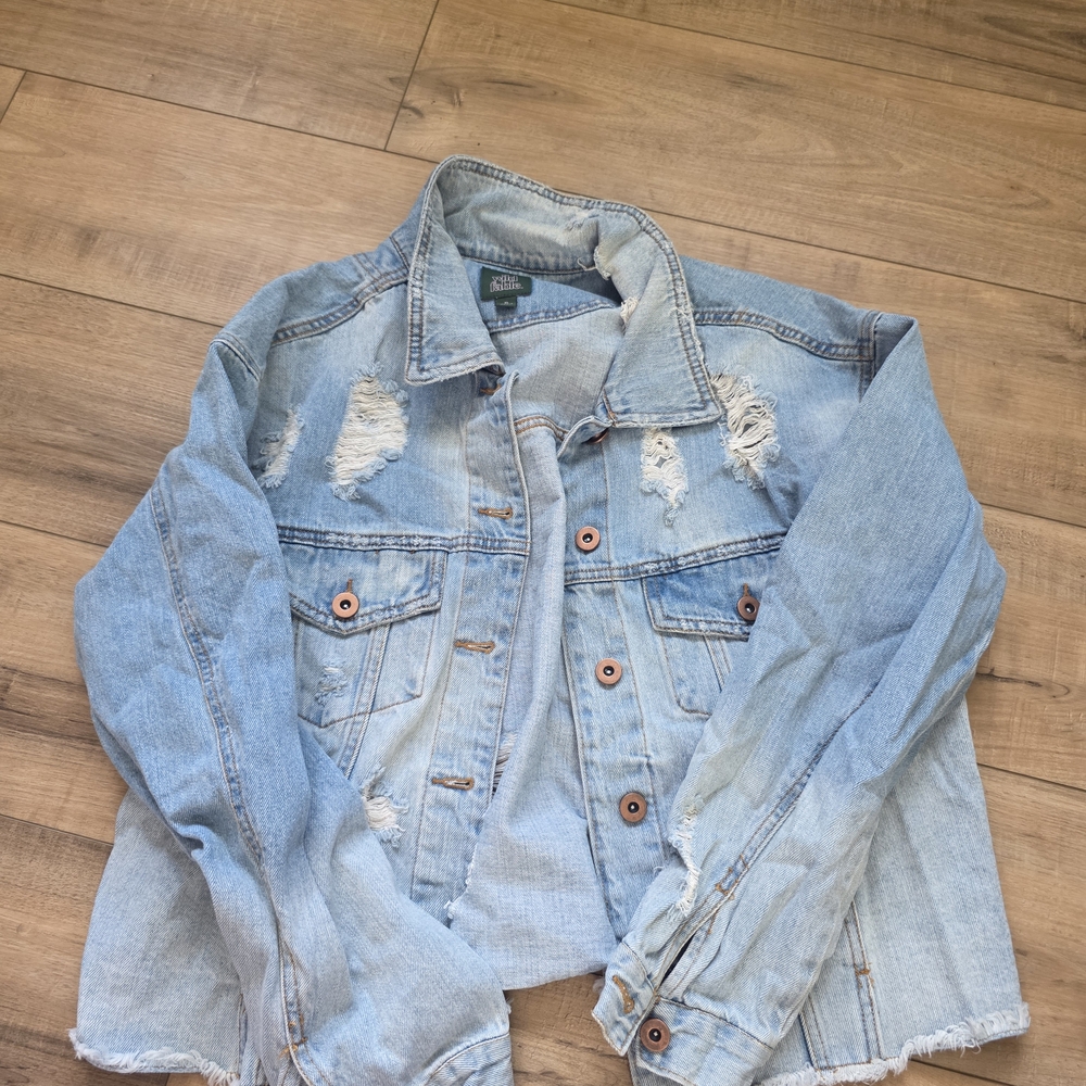 Wild Fable Light Blue Denim Button Down Shirt